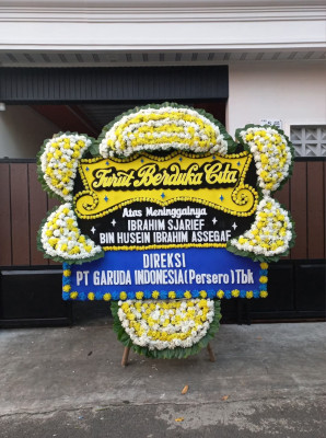 Papan Bunga Duka di Adipala
