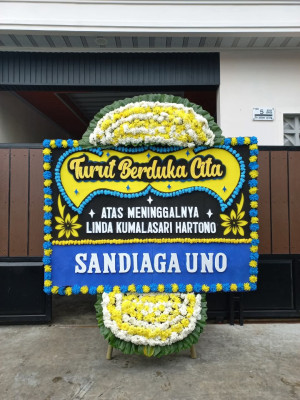 Papan Bunga Duka di Adipala