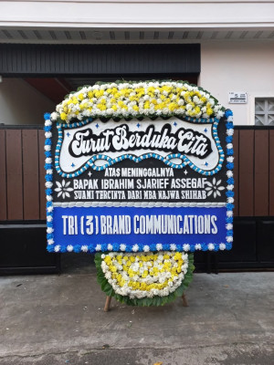 Papan Bunga Duka di Adipala